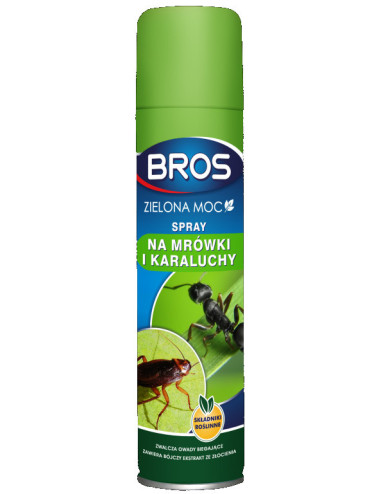 BROS-Zielona Moc spray na mrówki i karaluchy 300 m