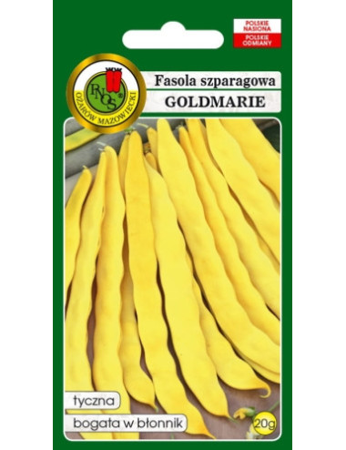 FASOLA SZPARAG.ŻÓŁTA TYCZNA GOLDMARIE 20g,