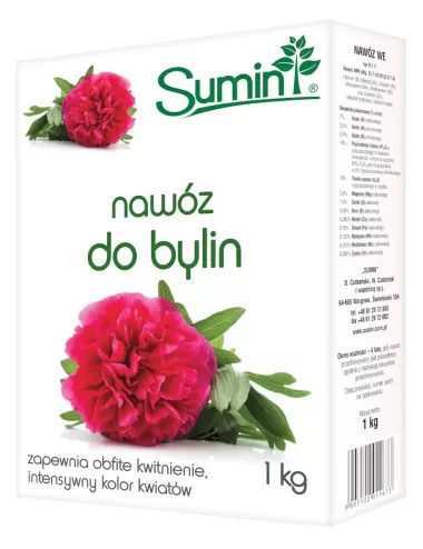 SUMIN NAWÓZ DO BYLIN 1 kg OPTYMALNY SKŁAD