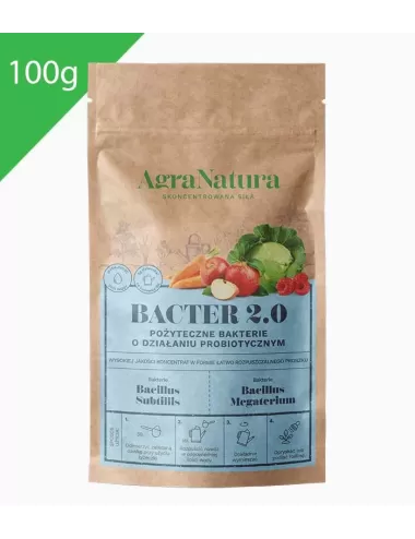 BACTER 2.0 100g pożyteczne bakterie do gleby AGRA NATURA